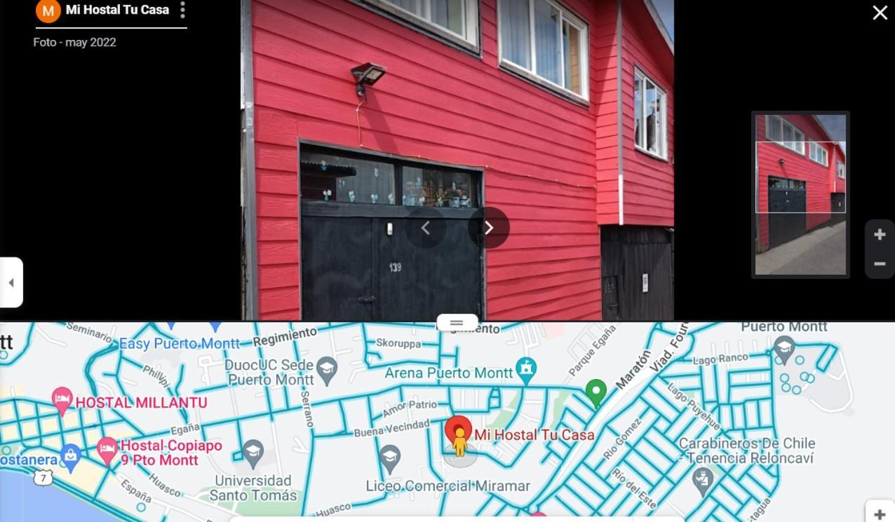 Mi Hostal Tu Casa Puerto Montt Bagian luar foto
